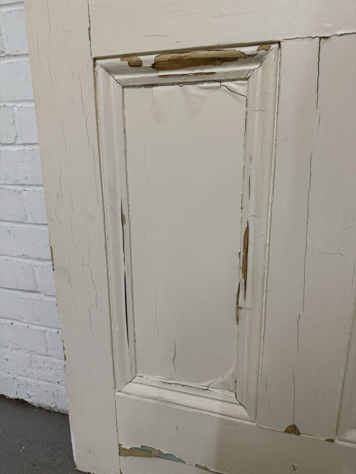 Reclaimed Vintage Old Victorian Pine Internal 4 panel Door 2015 x 810mm