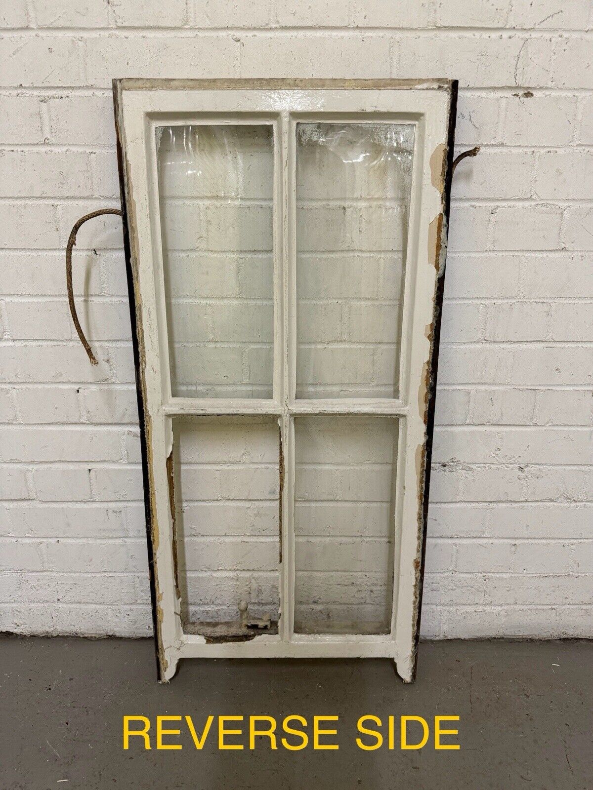 Reclaimed Old Georgian 4 Panel Wooden Window 1010 x 480mm