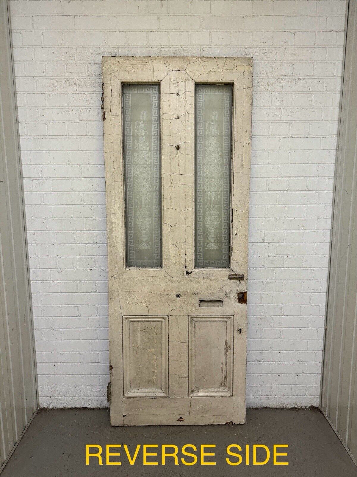 Reclaimed Old Edwardian Victorian Wooden Panel Front Door 2080 or 2085 x 800mm