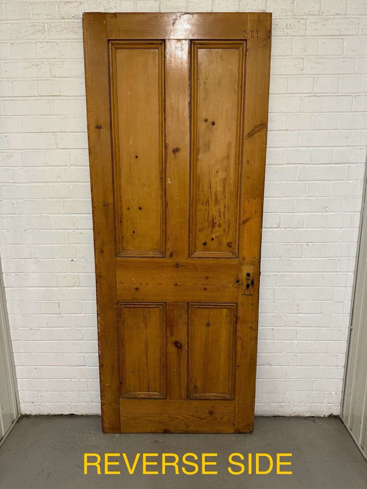 Reclaimed Victorian Pine Internal 4 panel Door 2004 Or 2015 x 810 Or 800mm