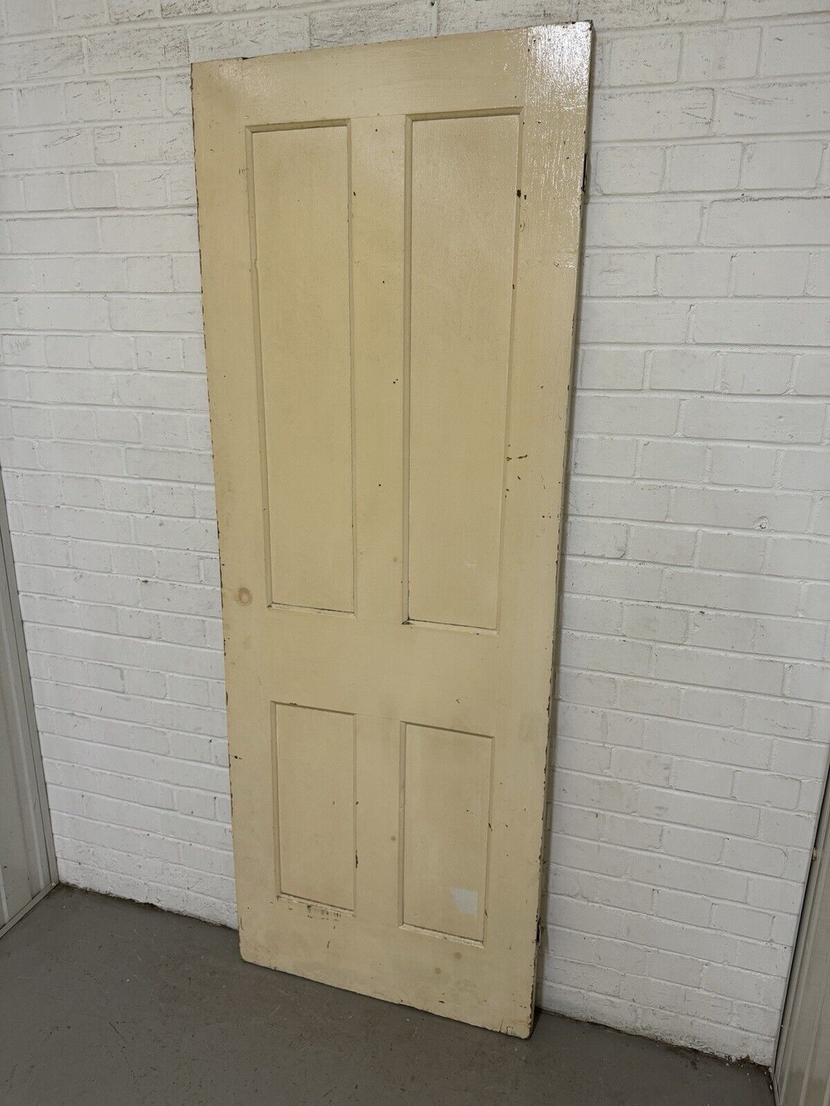 Reclaimed Victorian Pine Internal 4 panel Door 1933 Or 1925 x 705 Or 710mm