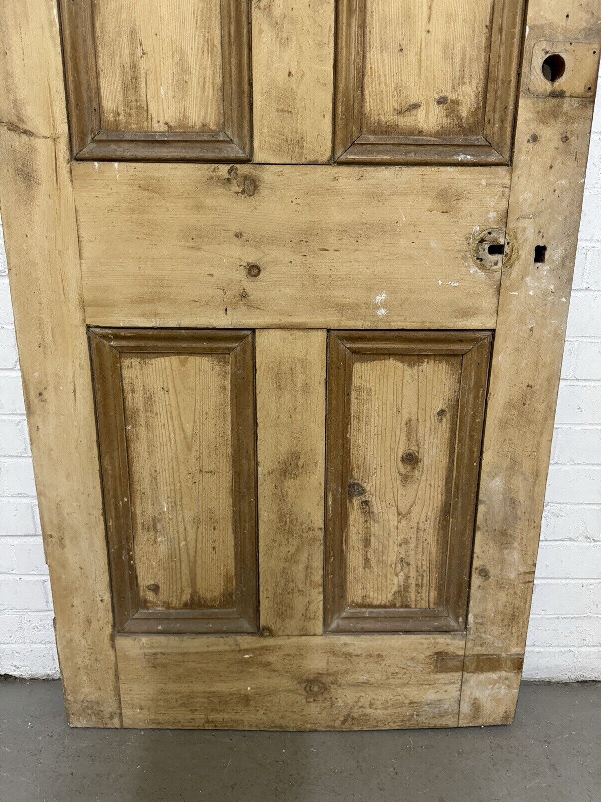 Reclaimed Victorian Pine Internal 5 panel Door 1995 Or 2000 x 803mm