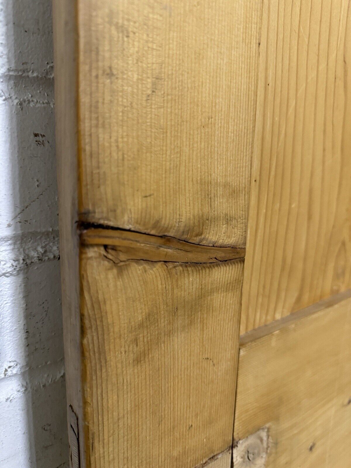 Reclaimed Victorian Pine Internal 4 panel Door 1955 x 710mm