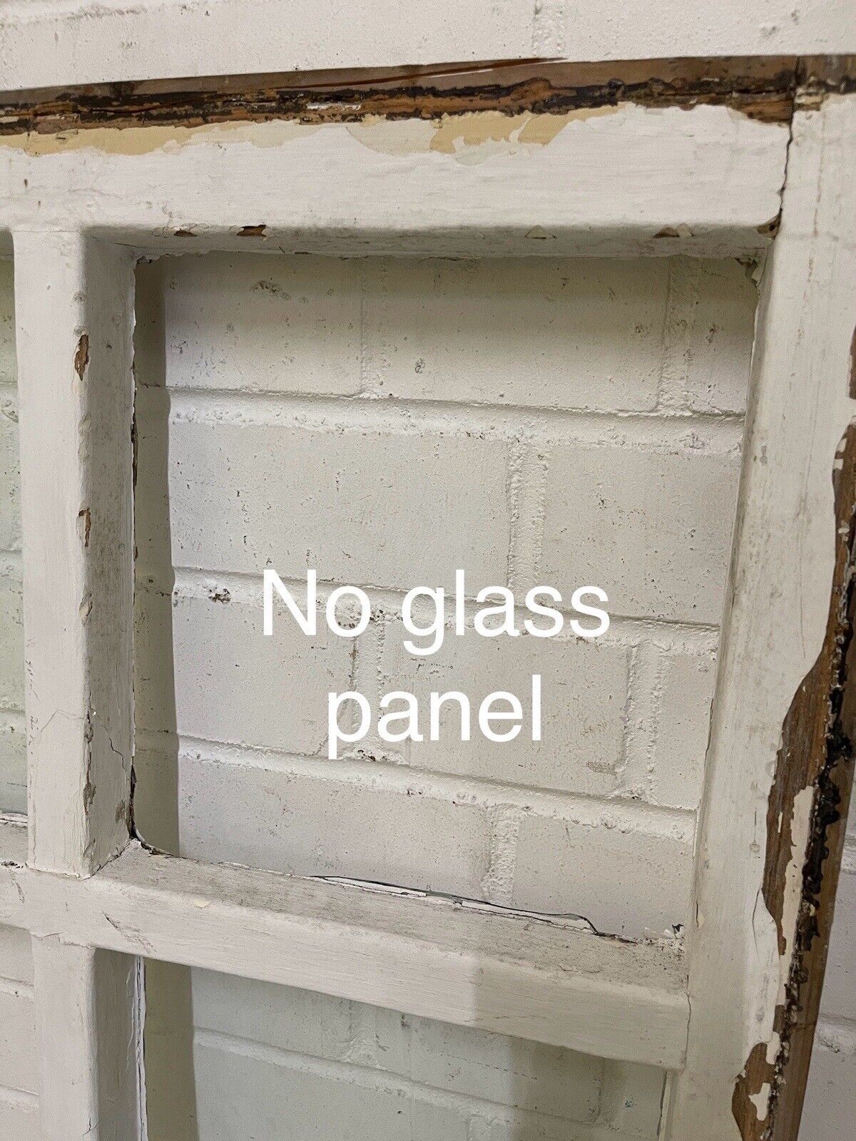 Reclaimed Old Modern Georgian Style 8 Panel Wooden Window 568 x 1175mm