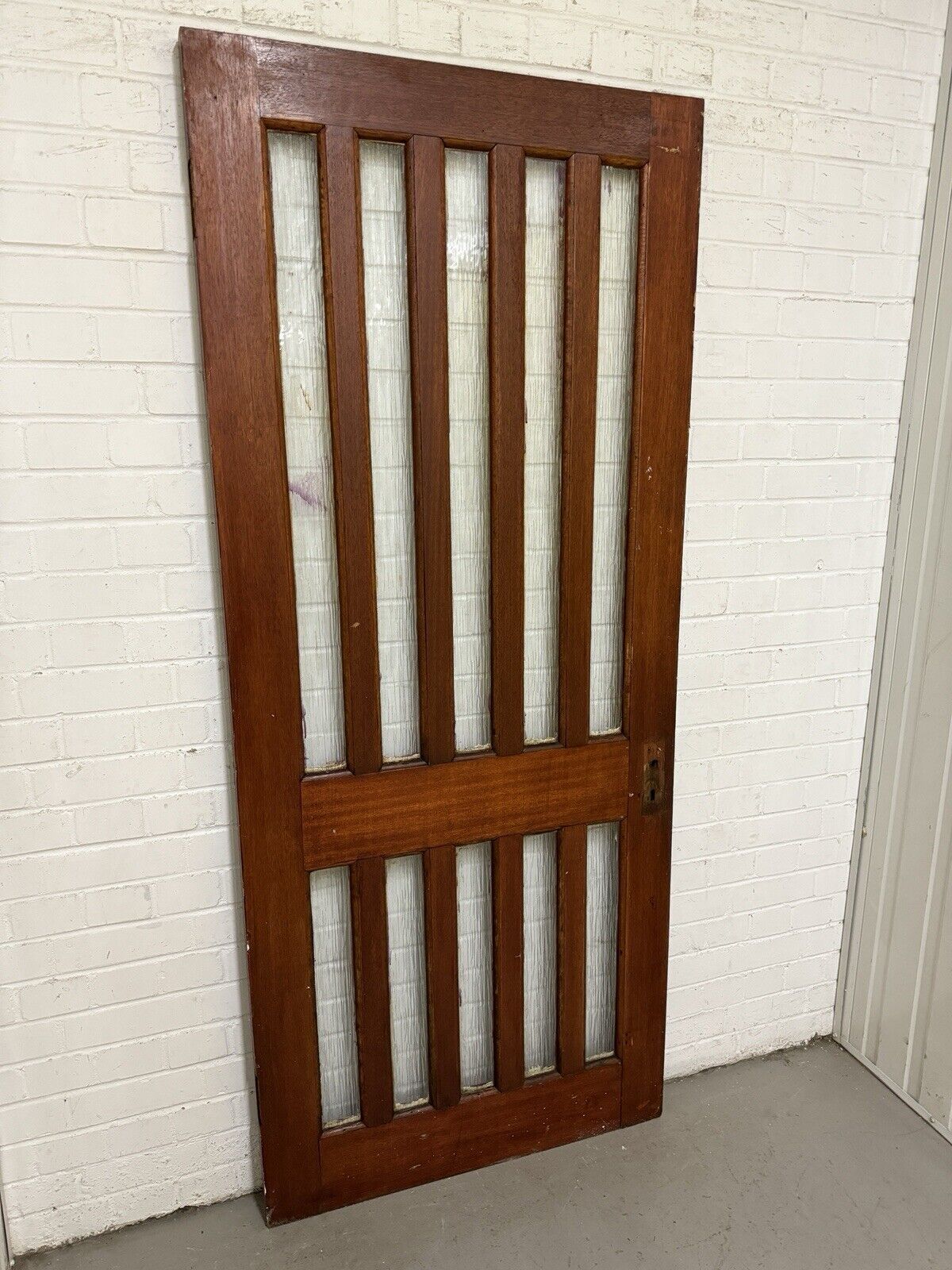 Reclaimed Old Victorian Edwardian Wooden Front Door  1976 Or 1955mm x 840mm