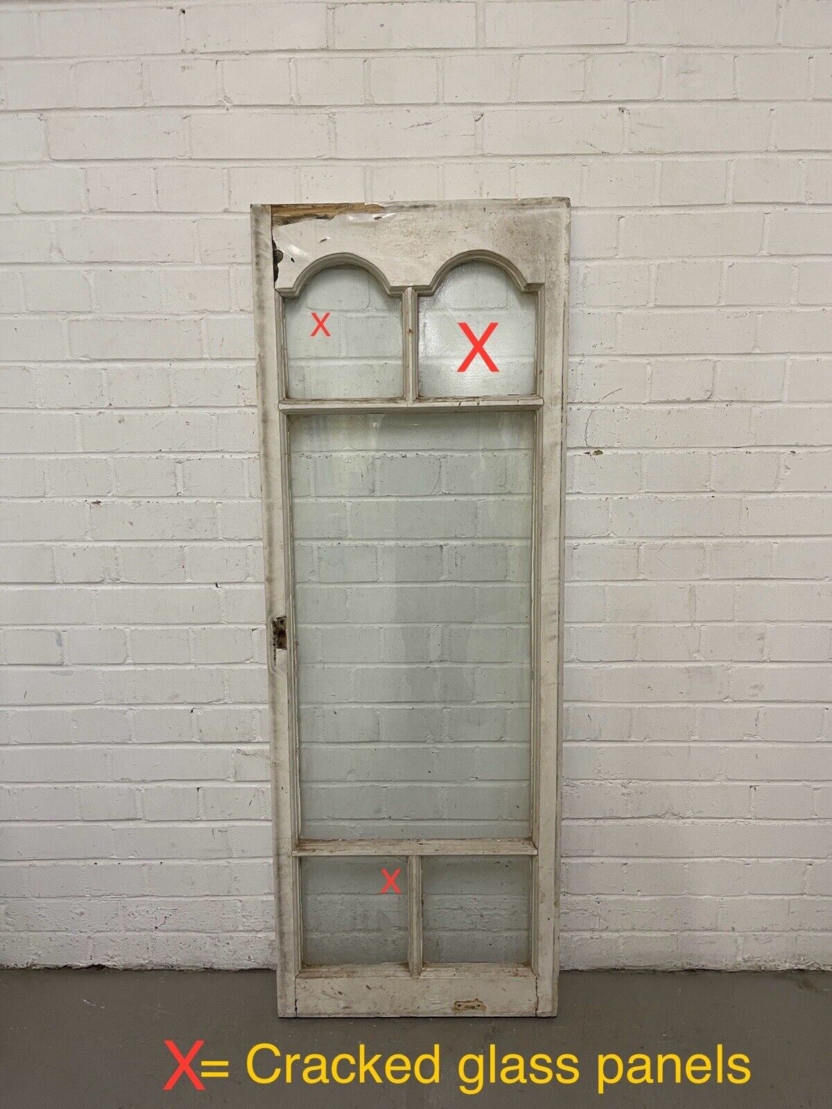 Reclaimed Old Georgian Edwardian Panel Wooden Sash Window 1385 or 1390 x 500mm