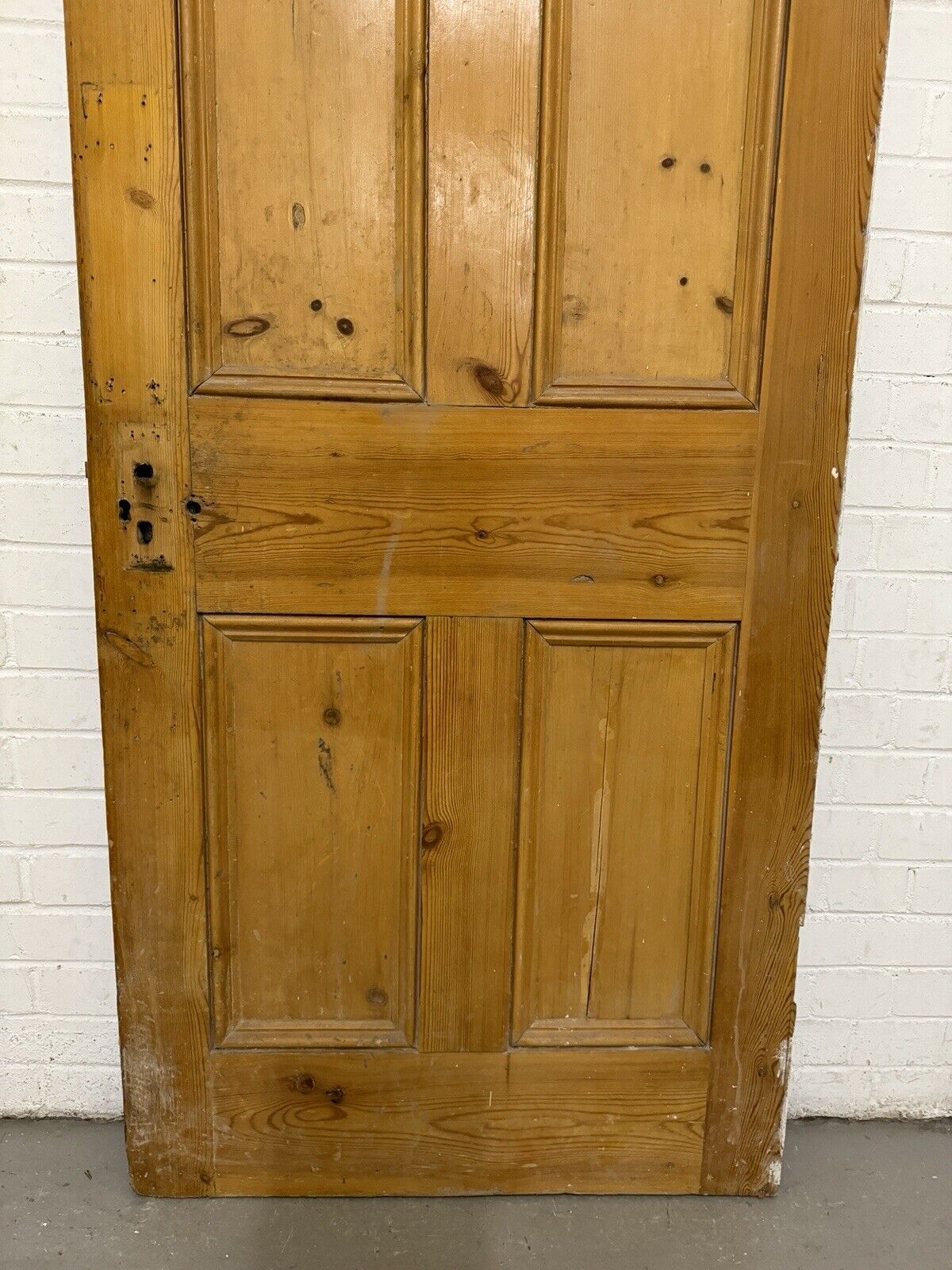 Reclaimed Victorian Pine Internal 4 panel Door 2004 Or 2015 x 810 Or 800mm