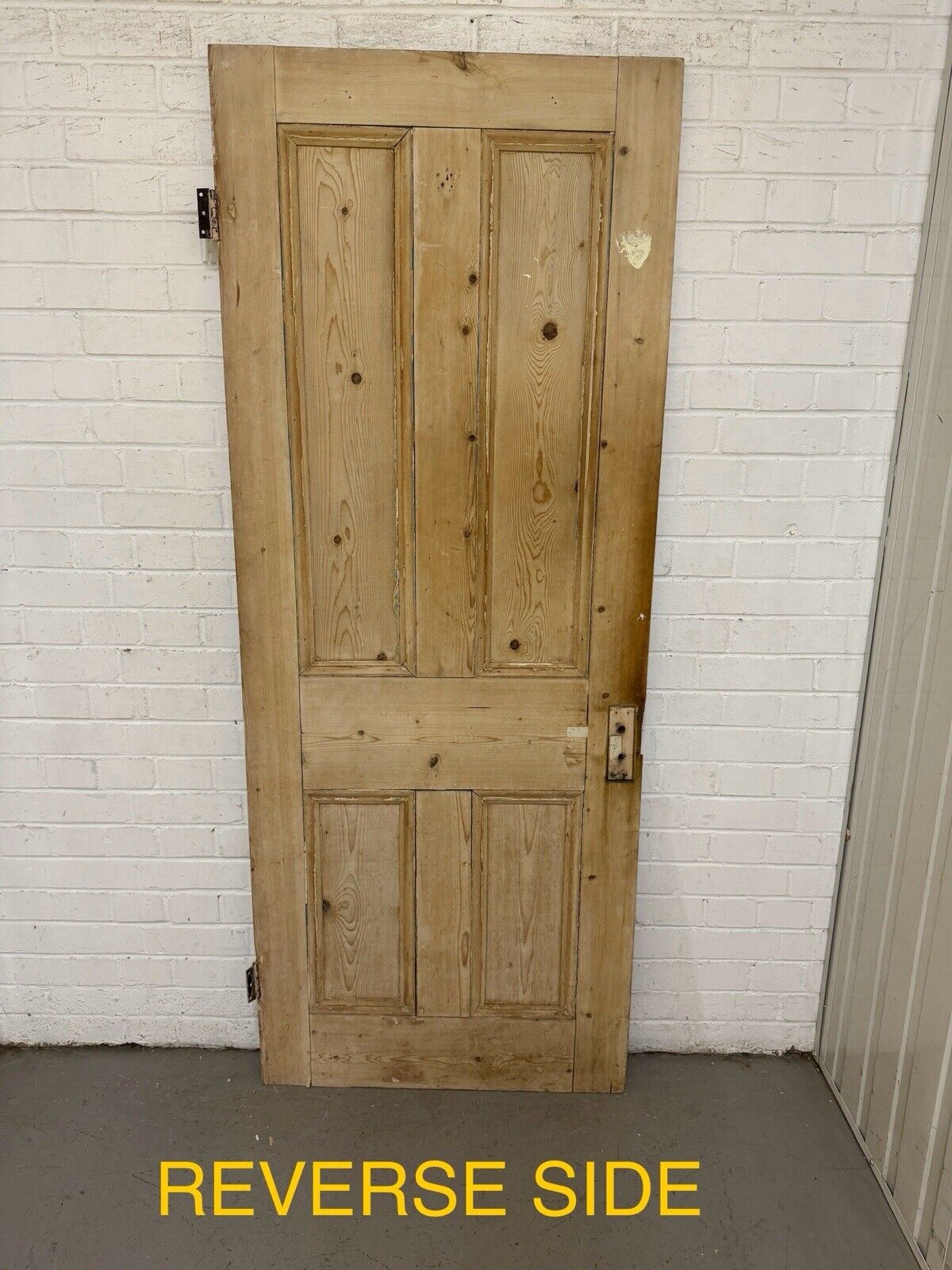 Reclaimed Old Victorian Pine Internal 4 panel Door 1930 x 760mm