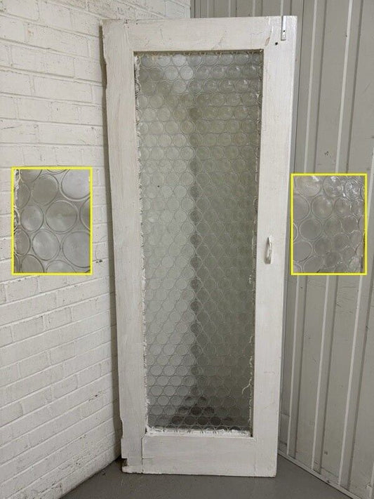 Reclaimed Art Deco Bottle Retro Round Roundel Glass Door 1898 Or 1895 x 705mm