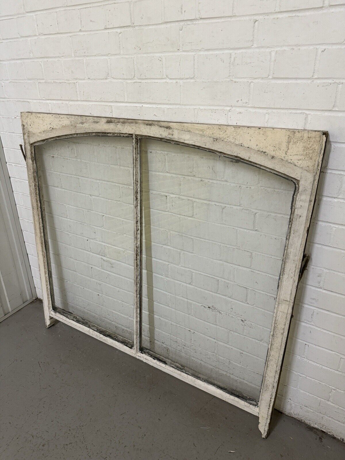 Pair Reclaimed Old Victorian Sash Panel Wooden Window 1210 x 1110 1210 x 1070mm