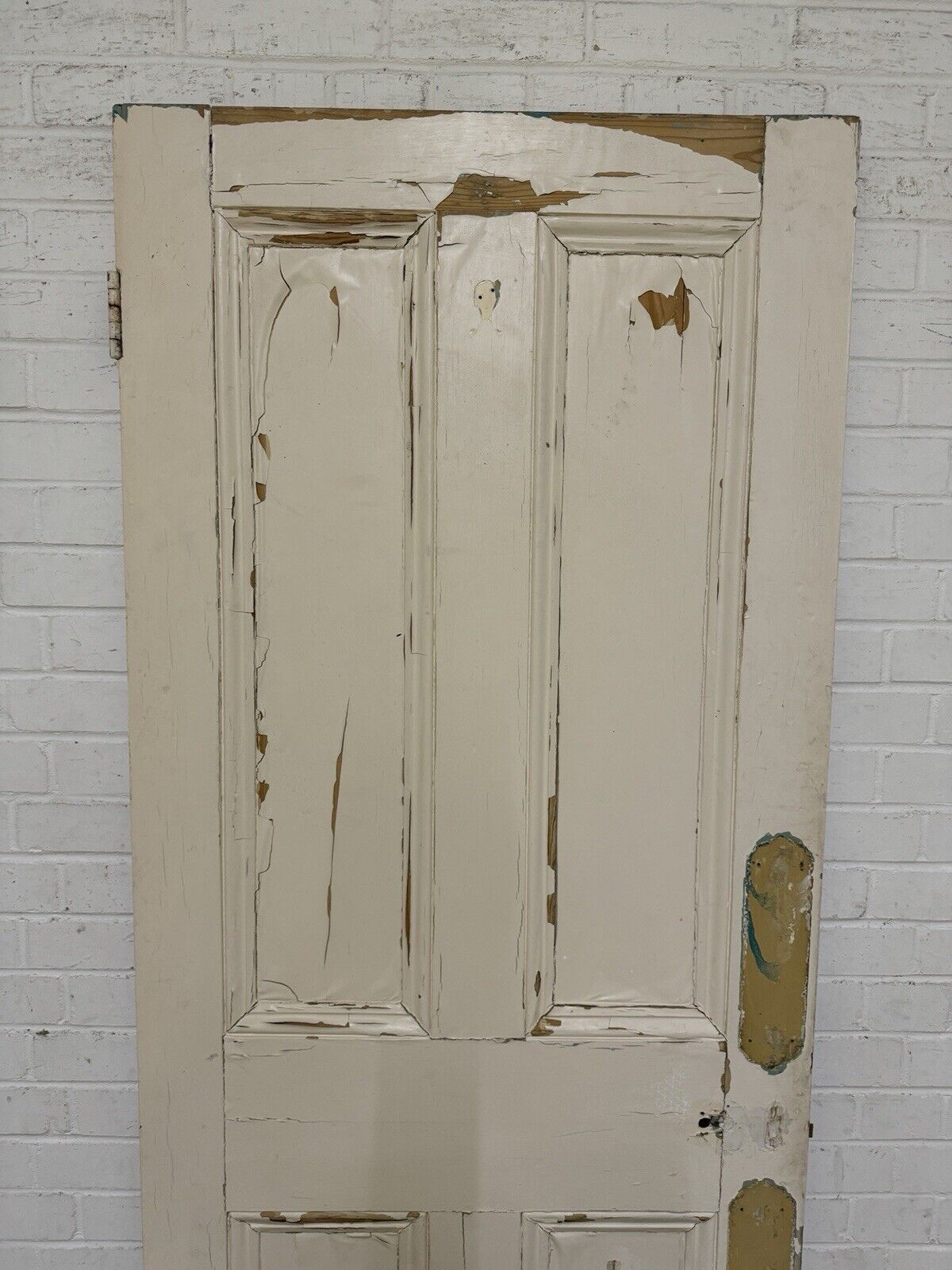 Reclaimed Vintage Old Victorian Pine Internal 4 panel Door 2015 x 810mm