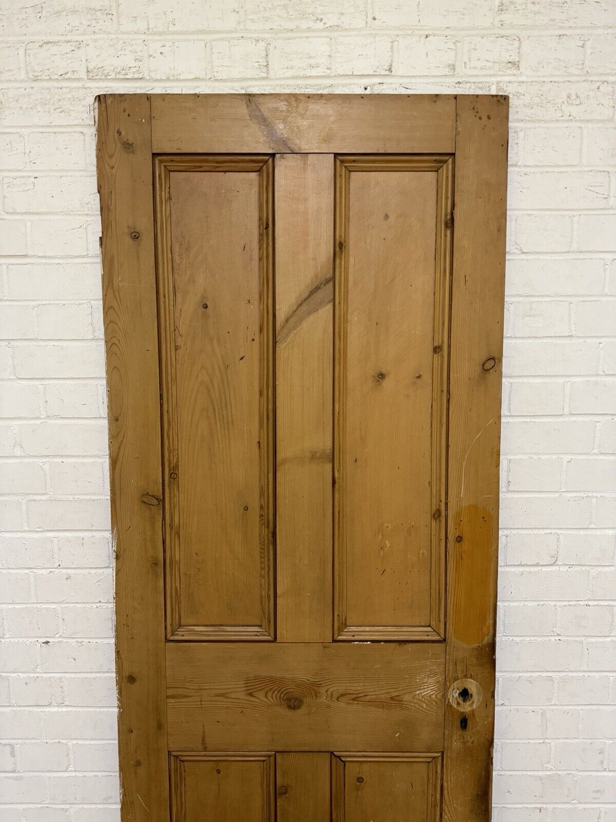 Reclaimed Victorian Pine Internal 4 panel Door 1970 Or 1960 x 740 Or 743mm