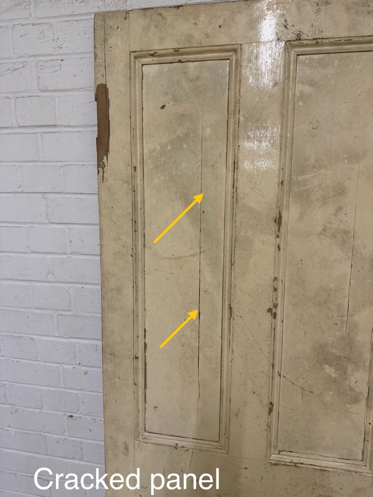 Reclaimed Victorian Pine Internal 4 panel Door 1915 x 708 Or 703 Or 705mm