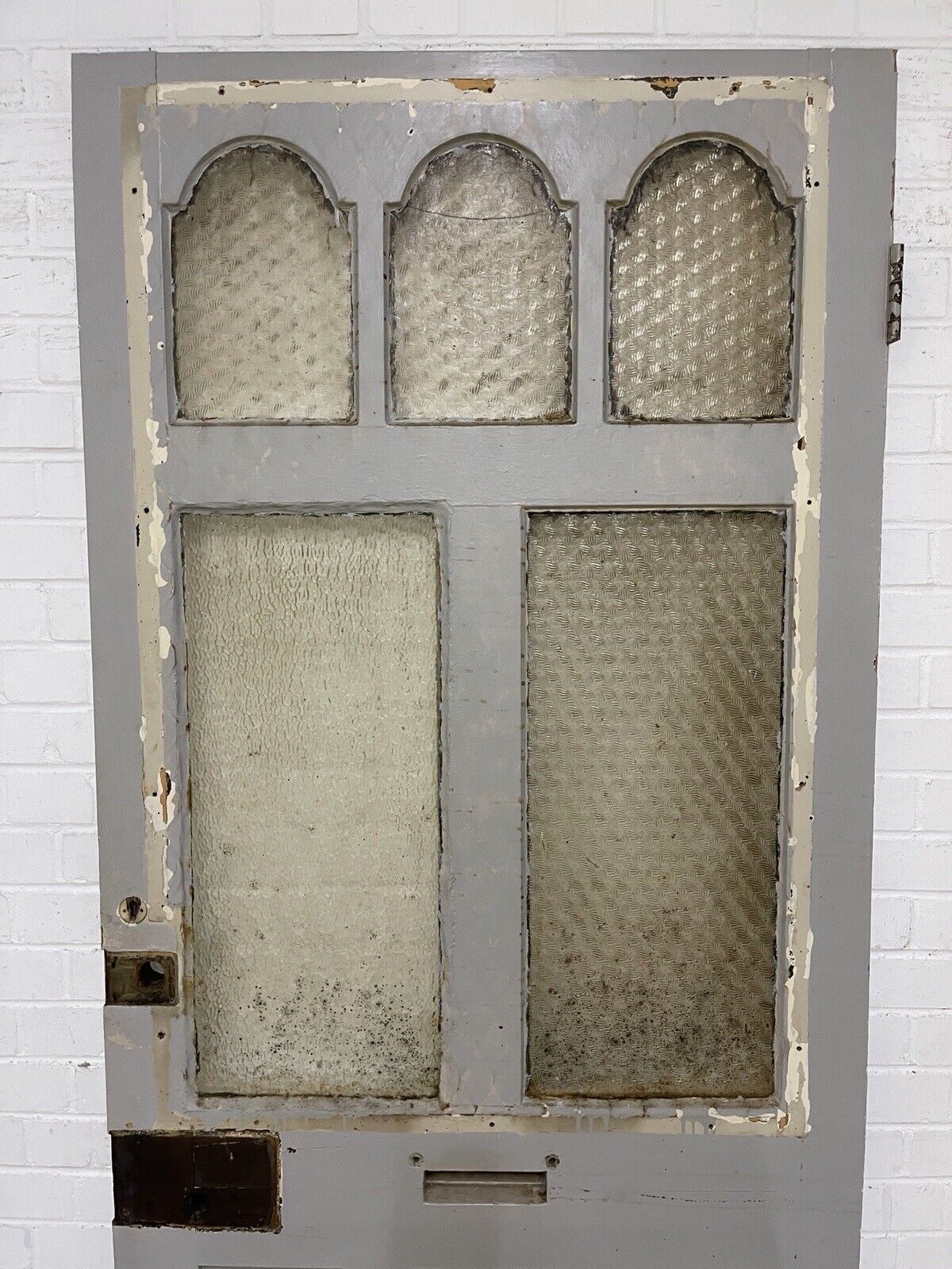 Reclaimed Victorian Edwardian Wooden Panel Front Door 2128 or 2125mm x 915mm