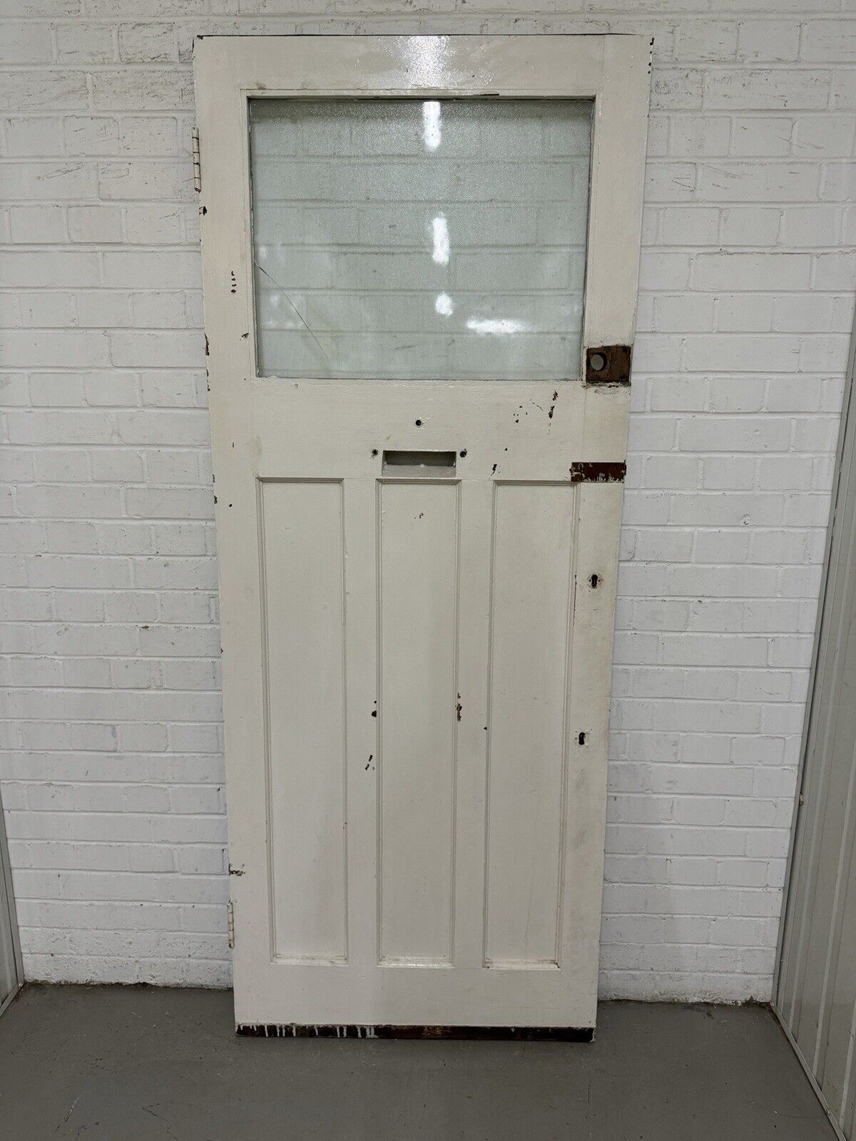 Reclaimed Old Victorian Edwardian Wooden Panel Front Door 2025 x 810 or 805mm