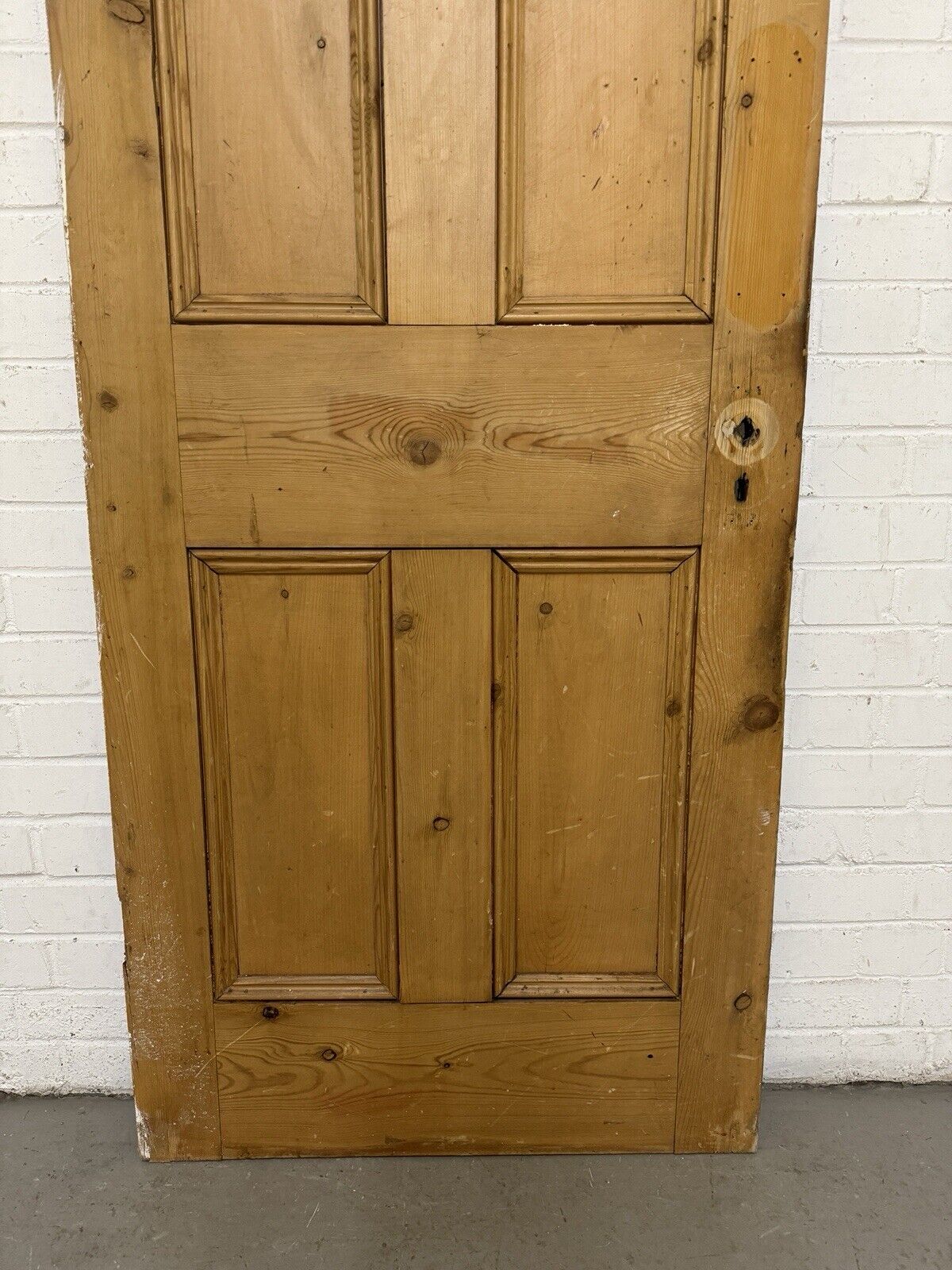 Reclaimed Victorian Pine Internal 4 panel Door 1970 Or 1960 x 740 Or 743mm