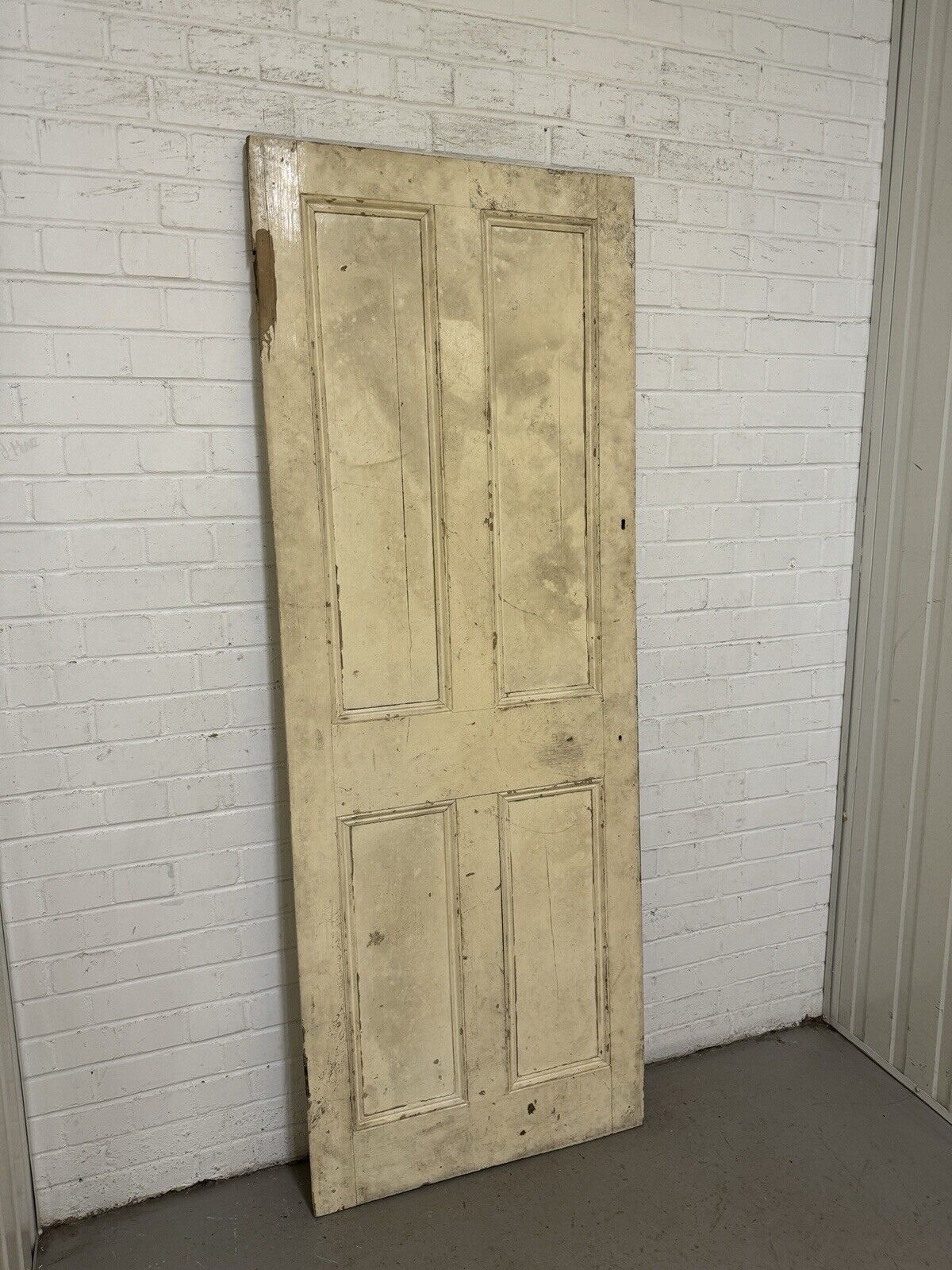 Reclaimed Victorian Pine Internal 4 panel Door 1918 x 710mm