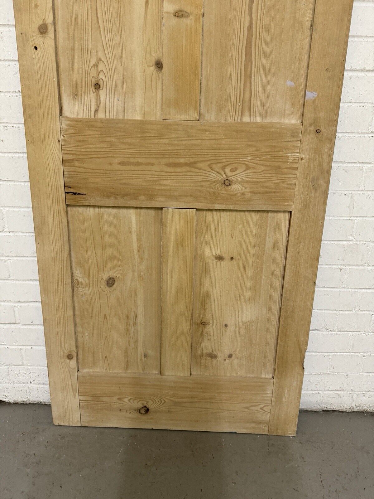 Reclaimed Victorian Pine Internal 4 panel Door 1865 x 787mm