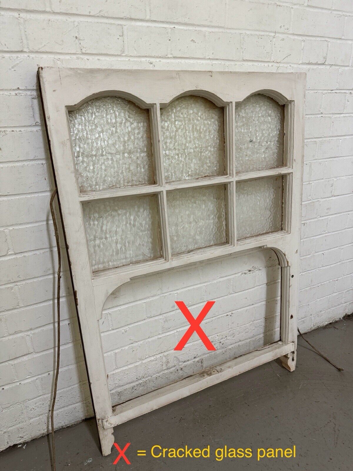 Reclaimed Old Edwardian Arch Sash Wooden Window 1047 x 760mm