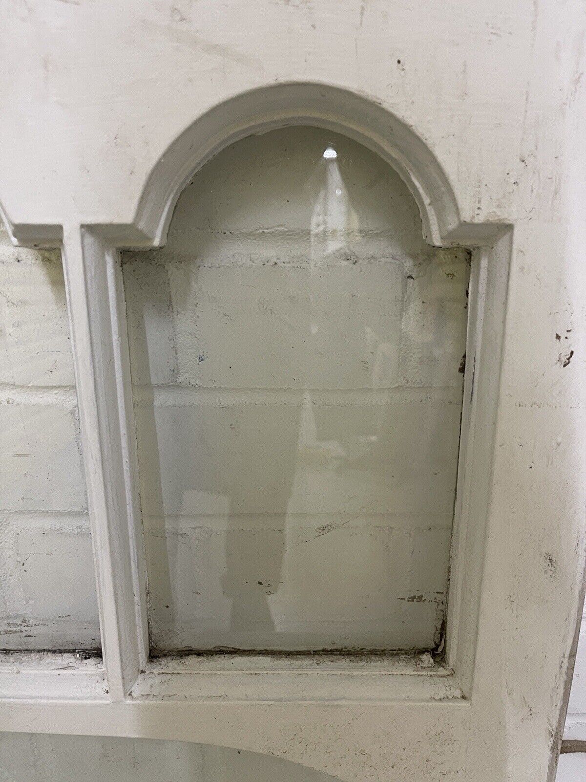 Reclaimed Old Edwardian Arch Sash Wooden Window 627 x 950mm