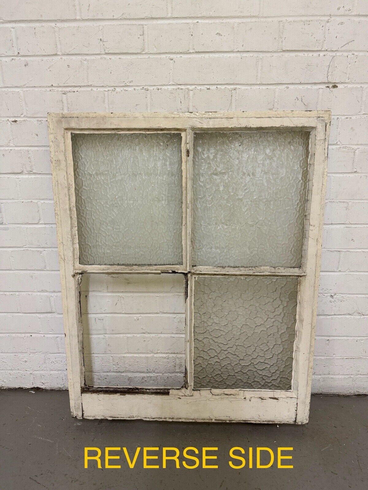 Reclaimed Old Georgian 4 Panel Wooden Window 750 x 865mm