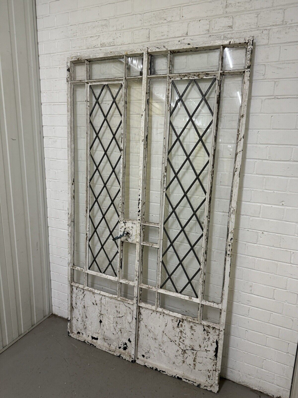 Reclaimed Vintage Industrial Crittall French Doors 1120 x 1950 OR 1105 x 1930