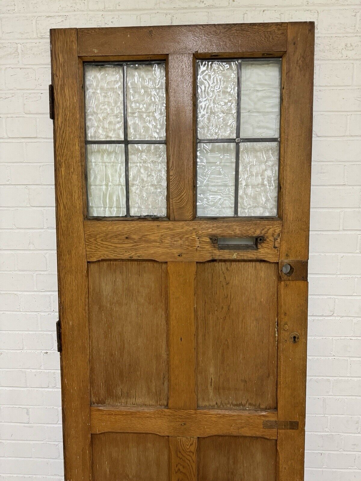 Reclaimed Old Victorian Arts and Crafts Wooden Front Door 2020 Or 2005 x 810mm