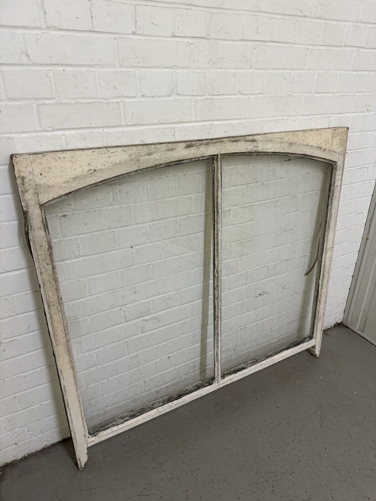 Pair Reclaimed Old Victorian Sash Panel Wooden Window 1210 x 1110 1210 x 1070mm