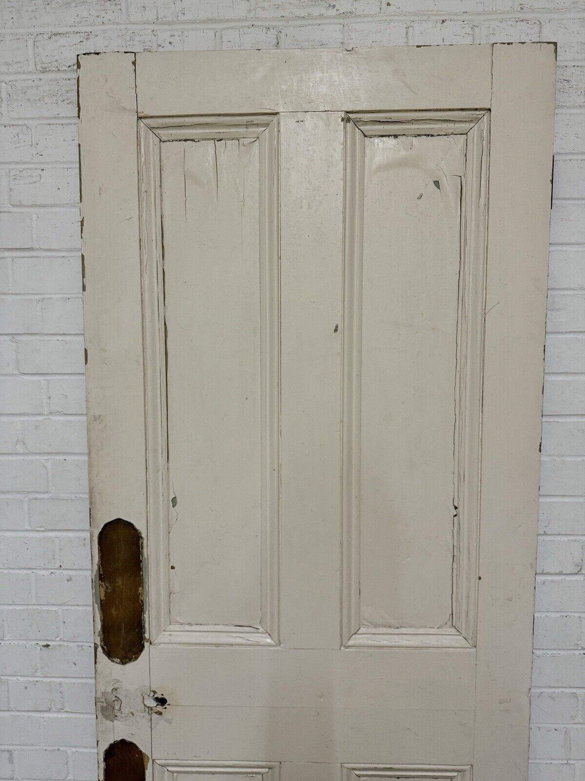 Reclaimed Vintage Old Victorian Pine Internal 4 panel Door 2015 x 810mm