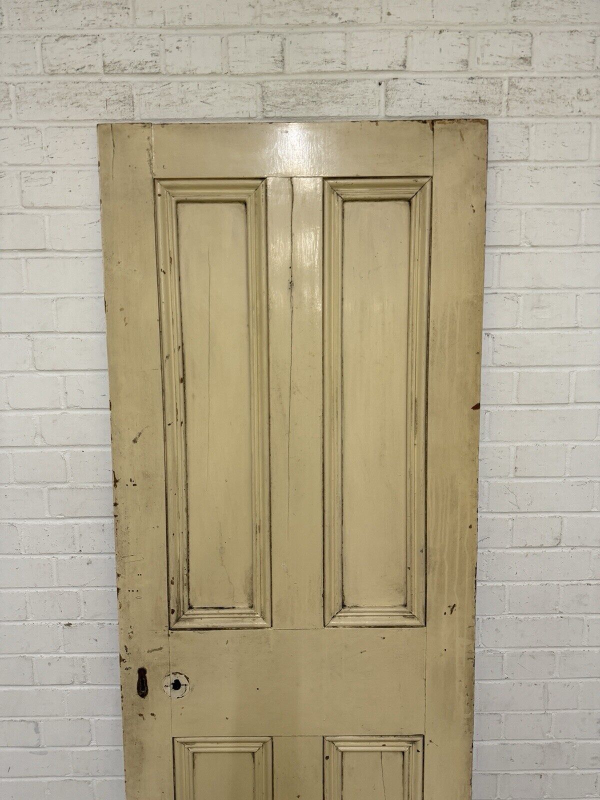 Reclaimed Victorian Pine Internal 4 panel Door 1915 x 710mm