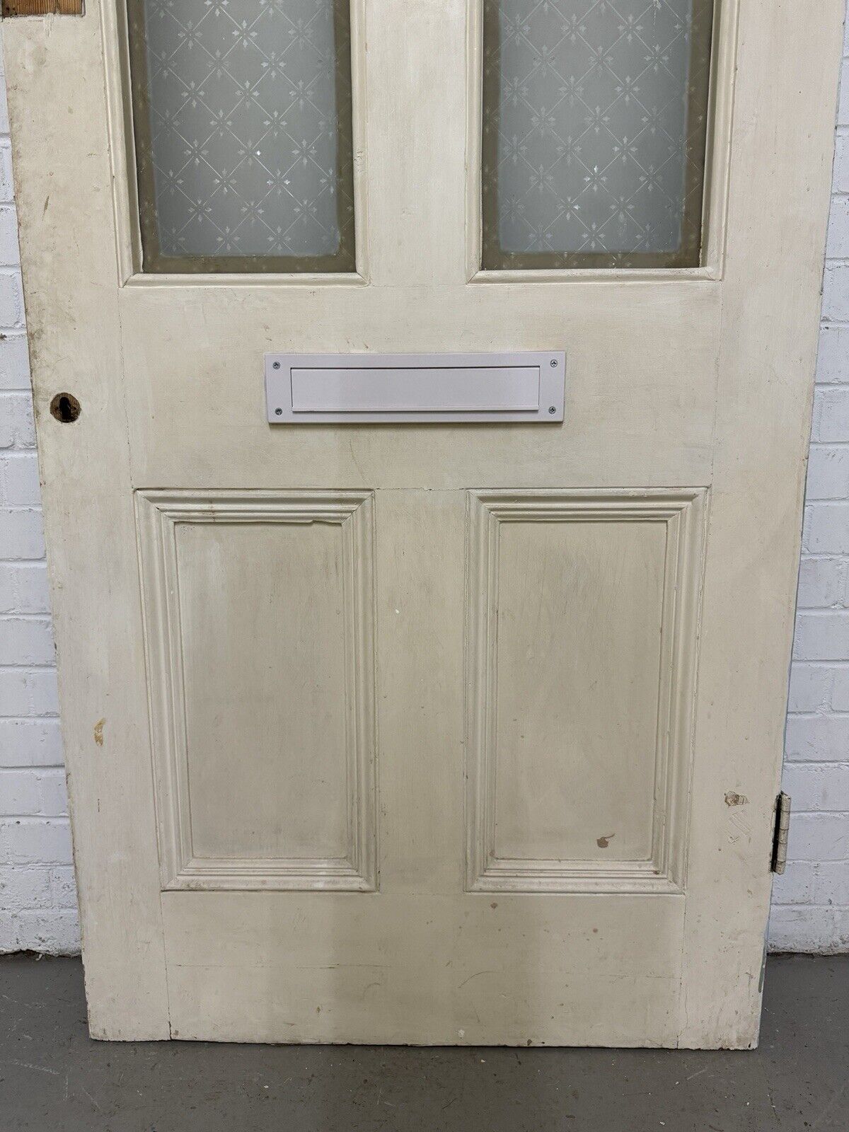 Reclaimed Old Victorian Edwardian Wooden Panel Front Door 2050 x 885mm