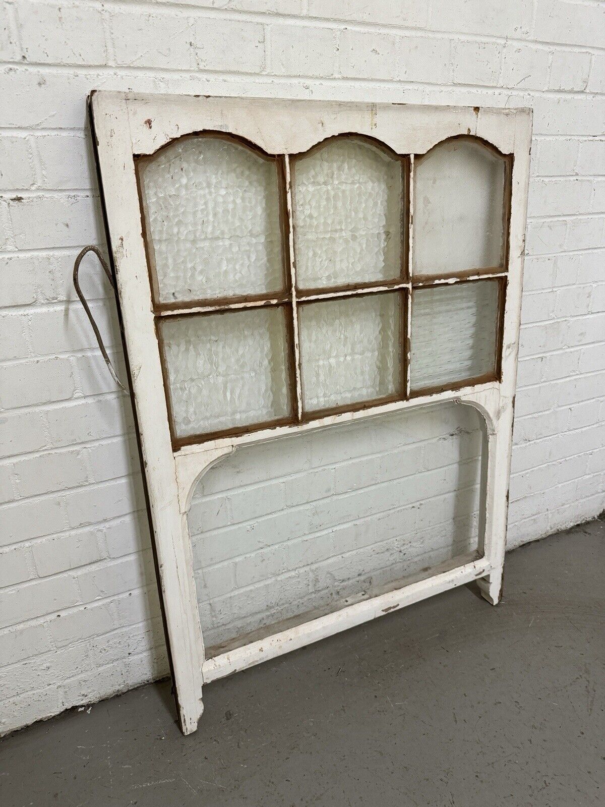 Reclaimed Old Edwardian Arch Sash Wooden Window 1047 x 760mm