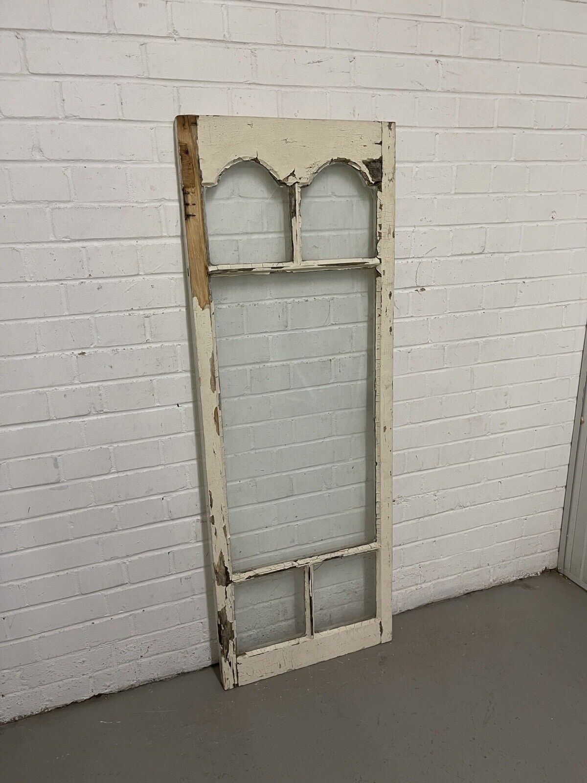 Reclaimed Old Georgian Edwardian Panel Wooden Sash Window 1385 or 1390 x 500mm