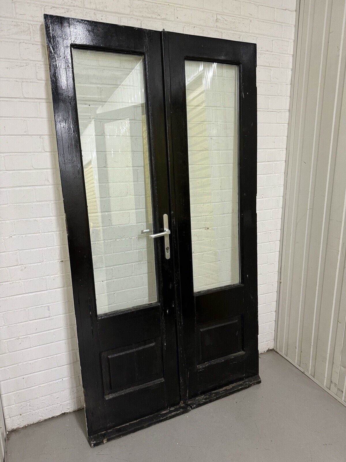 Reclaimed French Double Glazed Wooden Double Doors 2020 x 1105mm