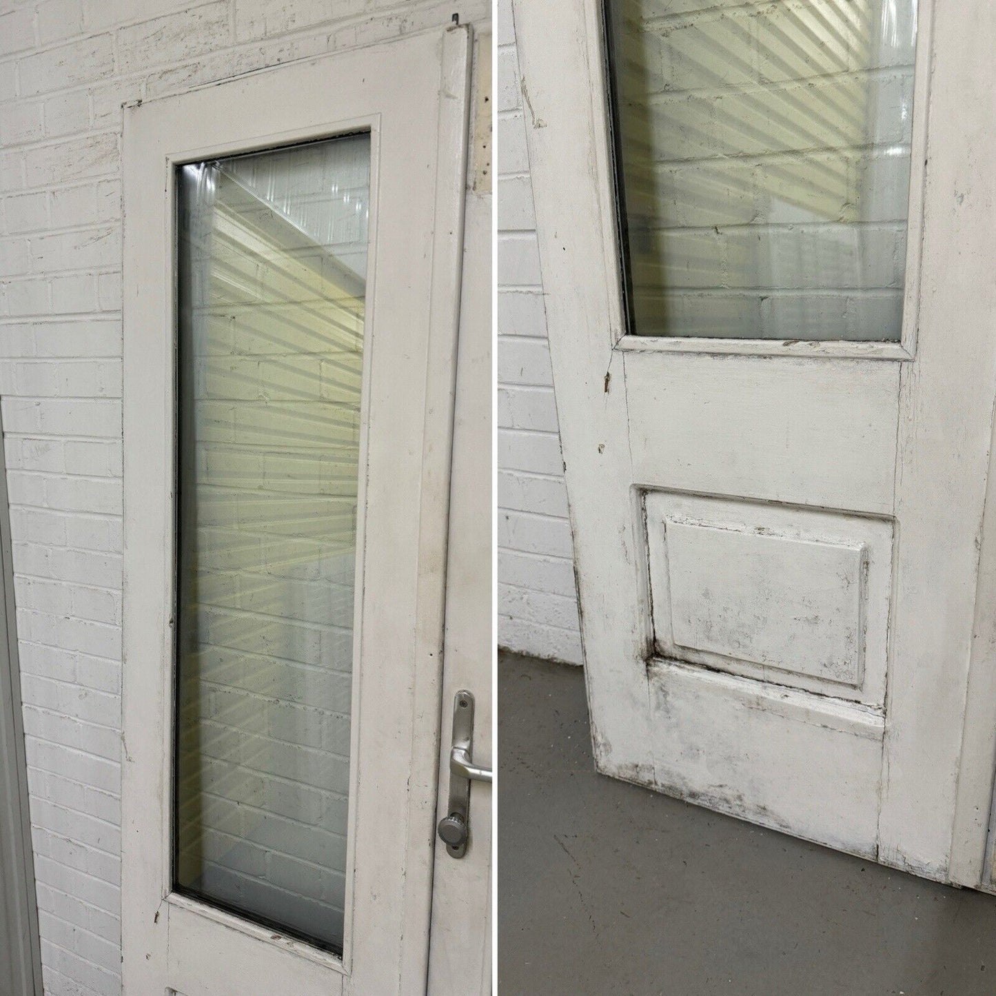 Reclaimed French Double Glazed Wooden Double Doors 2020 x 1105mm