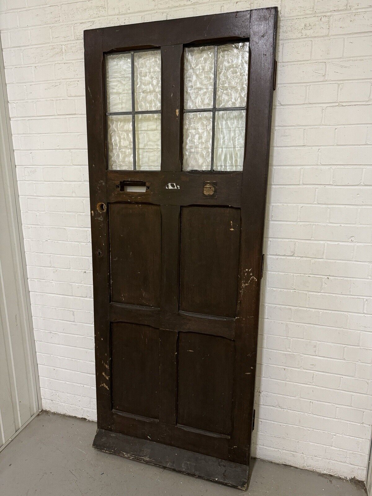 Reclaimed Old Victorian Arts and Crafts Wooden Front Door 2020 Or 2005 x 810mm