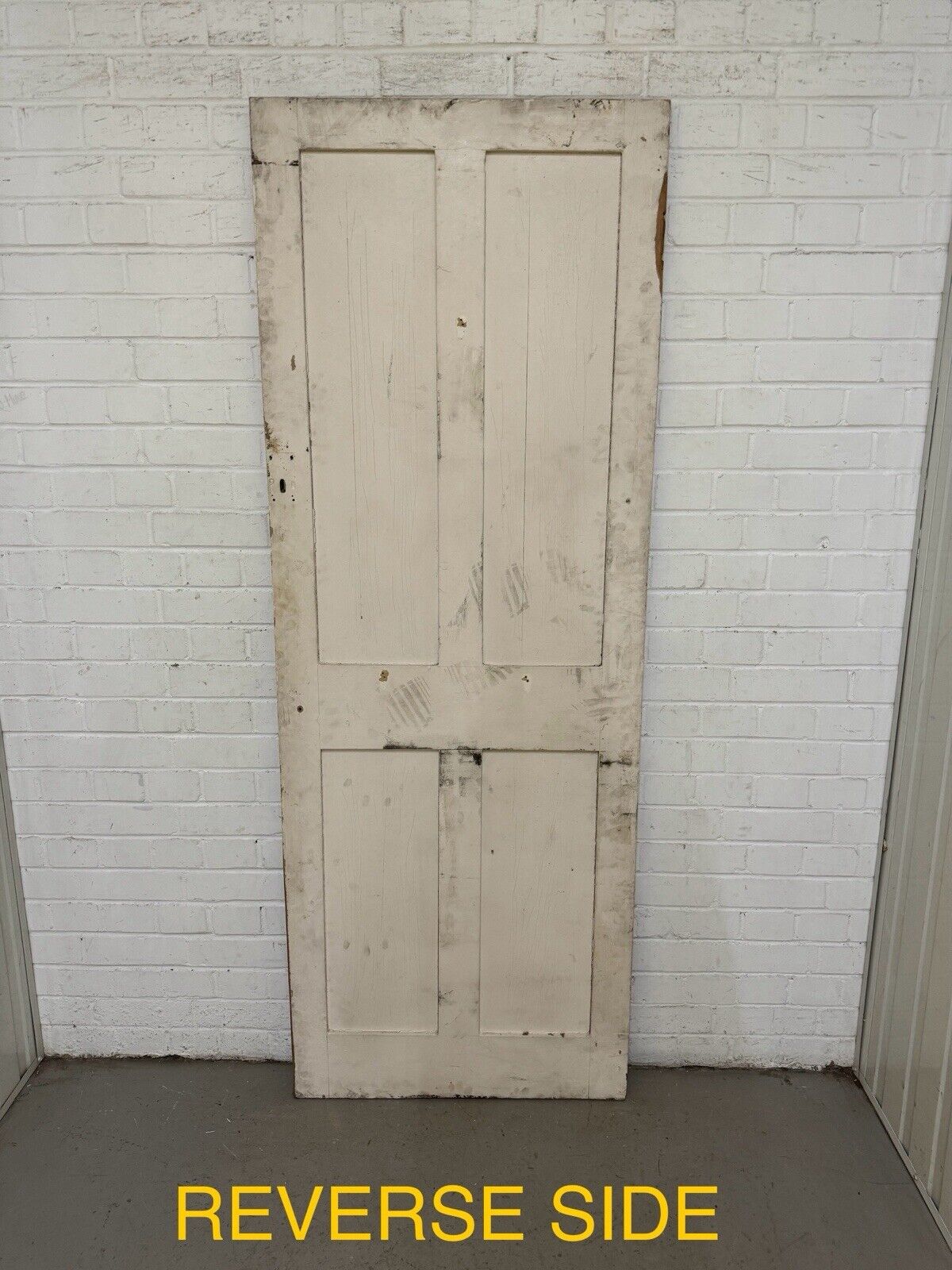 Reclaimed Victorian Pine Internal 4 panel Door 1918 x 710mm