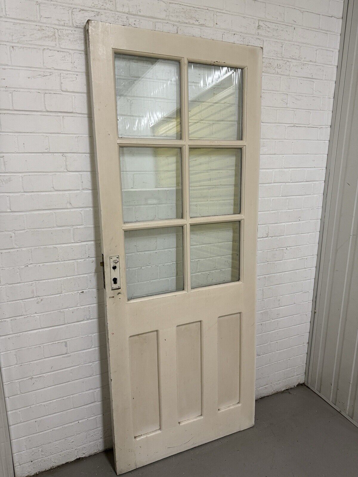 Reclaimed Georgian Double Glazed Wooden Panel Front Side Back Door 2023 x 810mm