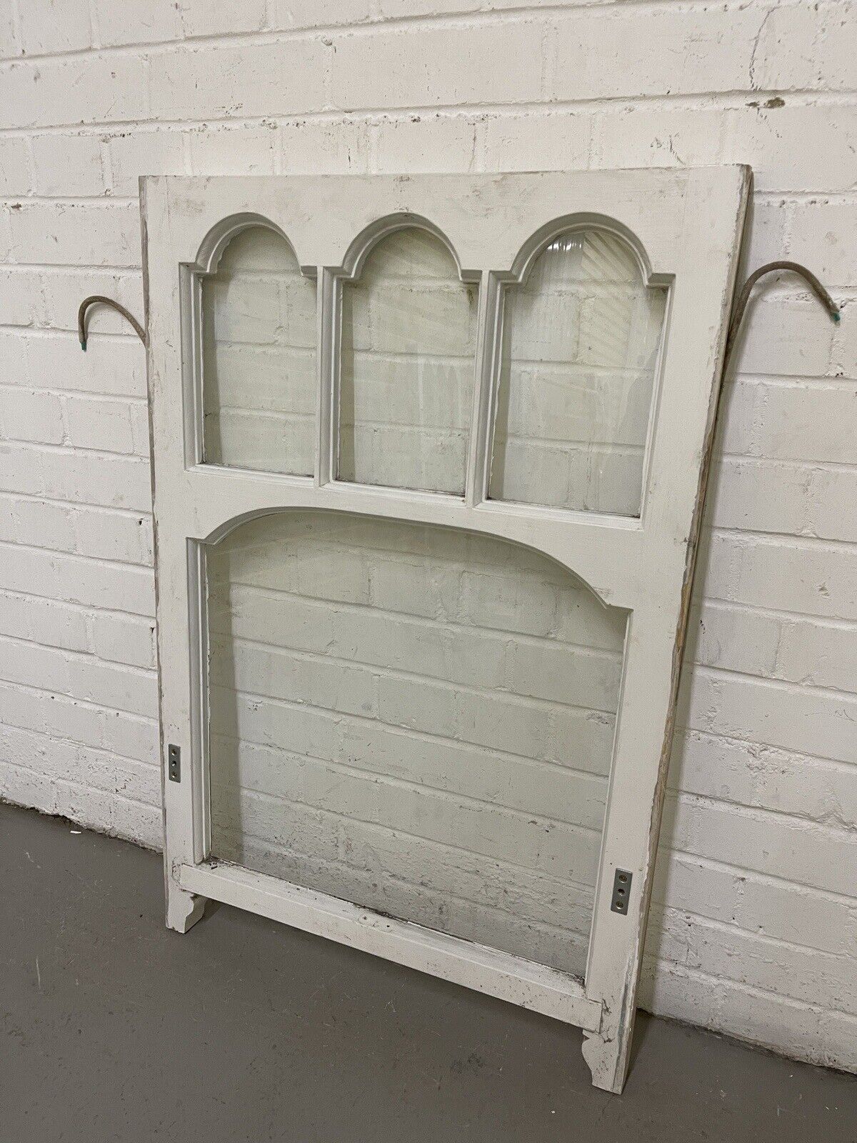 Reclaimed Old Edwardian Arch Sash Wooden Window 627 x 950mm