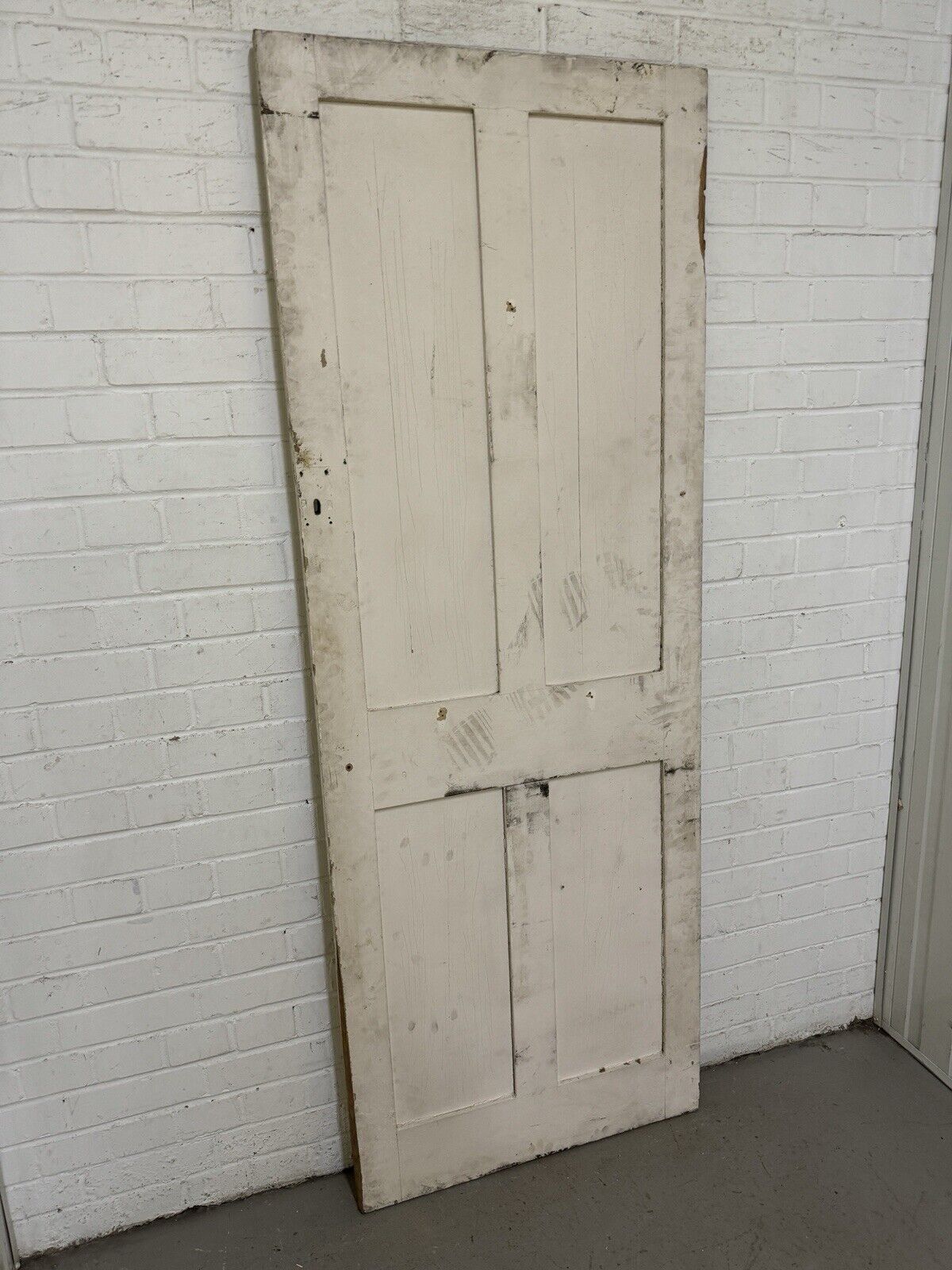 Reclaimed Victorian Pine Internal 4 panel Door 1918 x 710mm