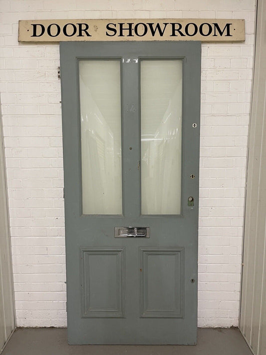 Reclaimed Old Victorian Edwardian Wooden Panel Front Door 2170 x 962mm