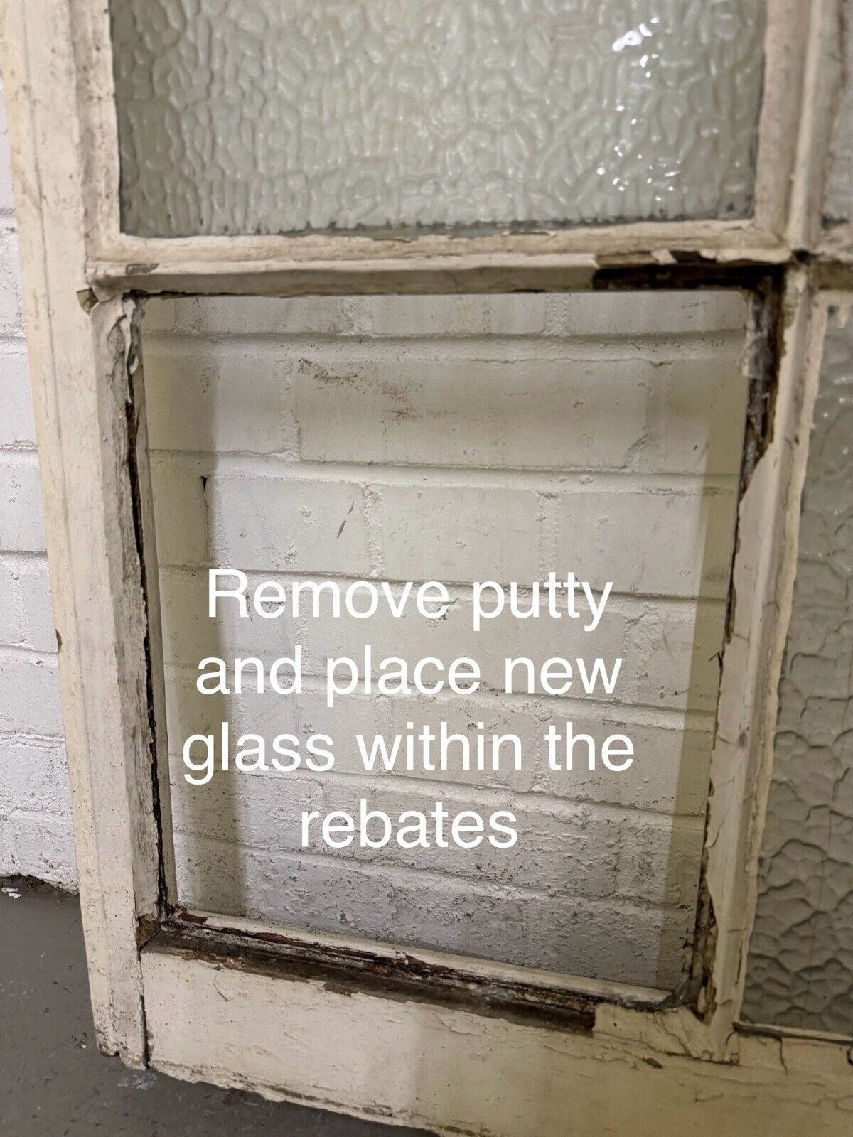 Reclaimed Old Georgian 4 Panel Wooden Window 750 x 865mm