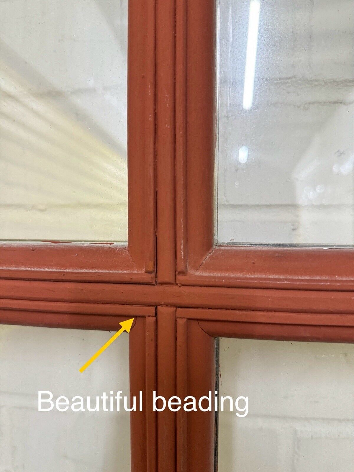 Large Modern Georgian Double Glazed Wooden Window 2030 Or 2000 by 1050 Or 1020mm