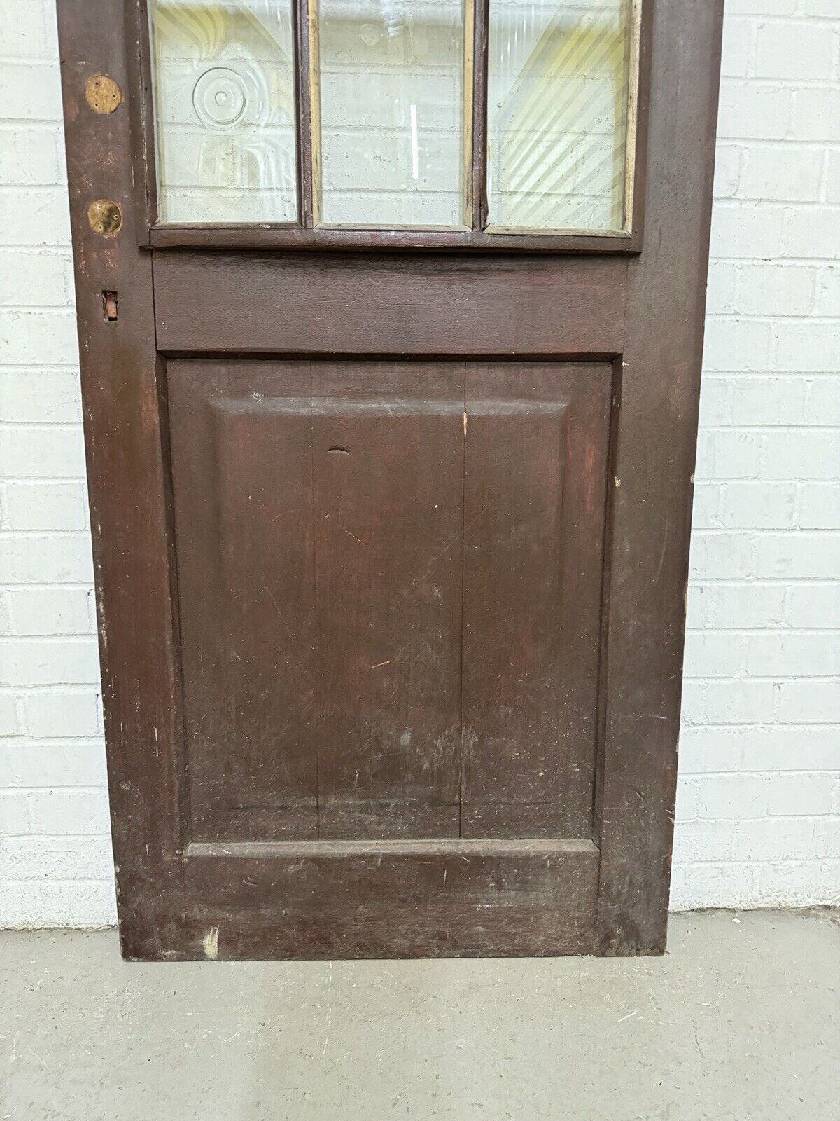 Reclaimed BOW DESIGN Wooden Panel External Front Door 2025 x 810mm