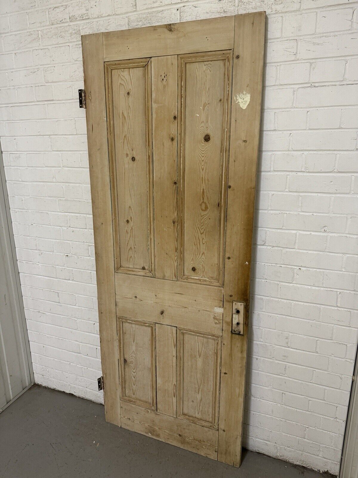 Reclaimed Old Victorian Pine Internal 4 panel Door 1930 x 760mm