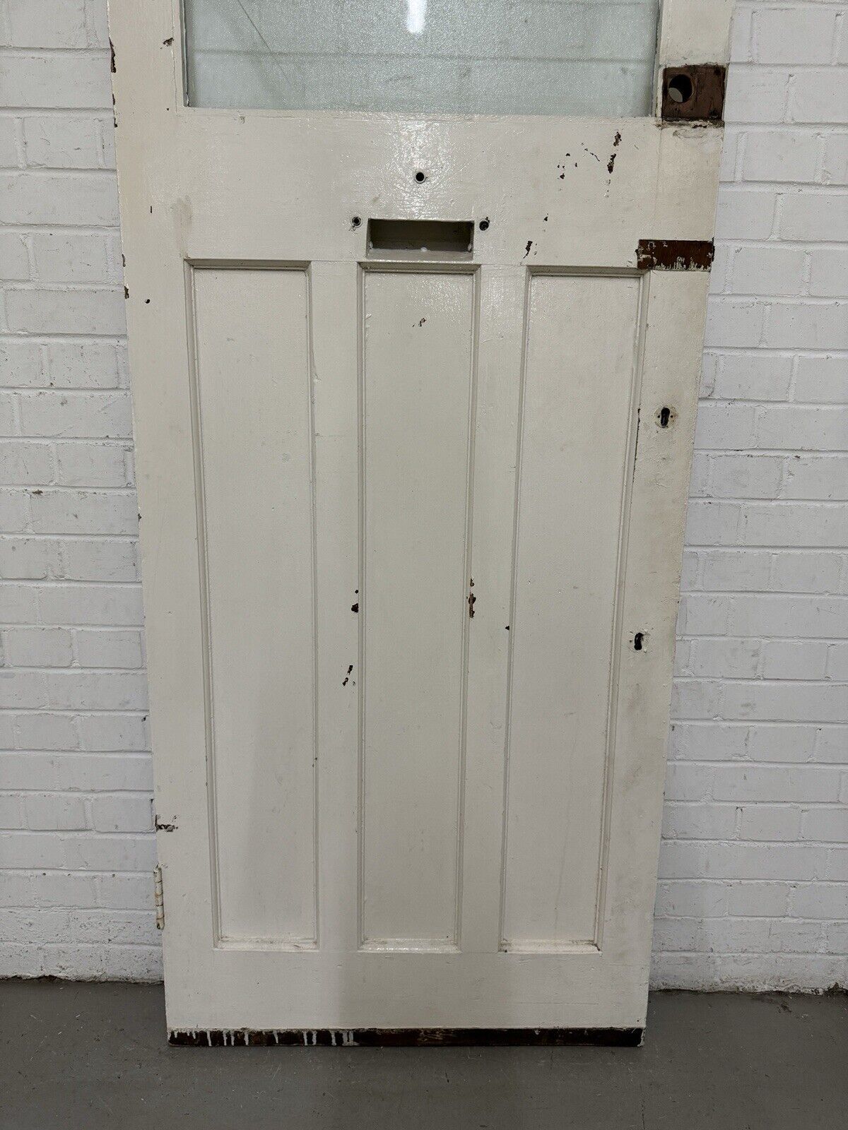 Reclaimed Old Victorian Edwardian Wooden Panel Front Door 2025 x 810 or 805mm