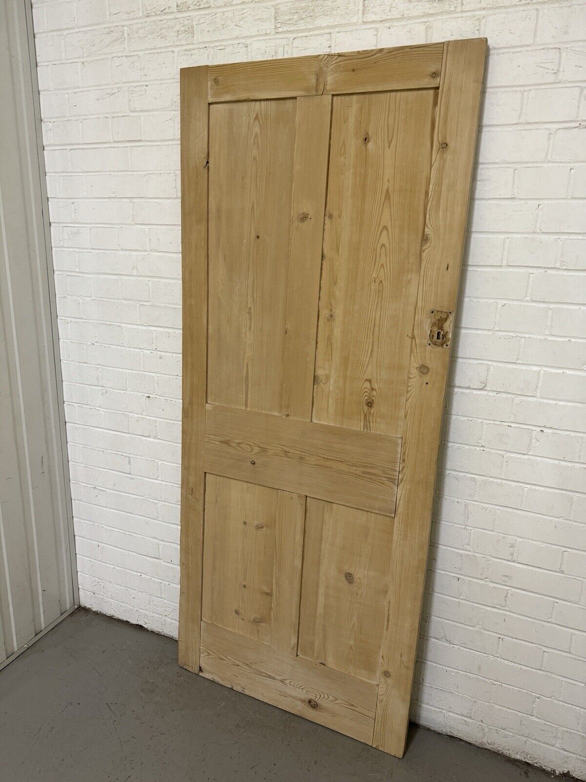 Reclaimed Victorian Pine Internal 4 panel Door 1865 x 787mm