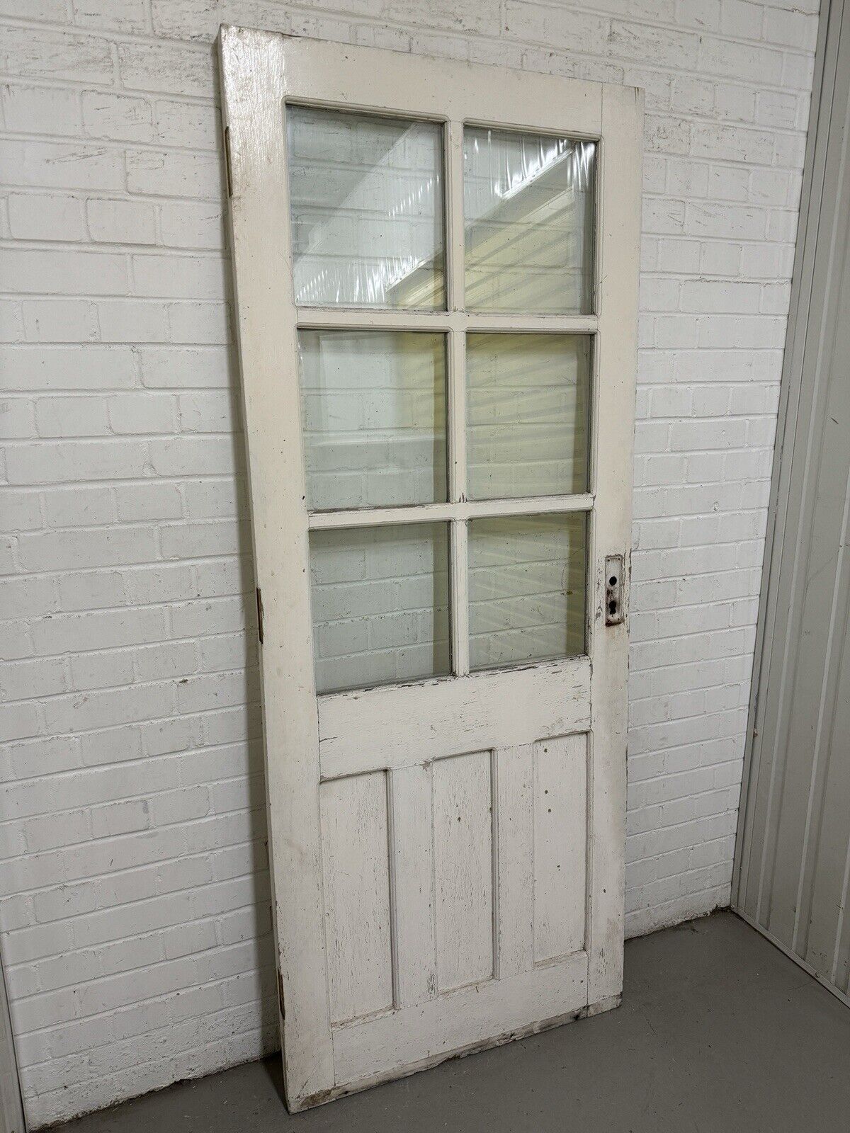 Reclaimed Georgian Double Glazed Wooden Panel Front Side Back Door 2023 x 810mm