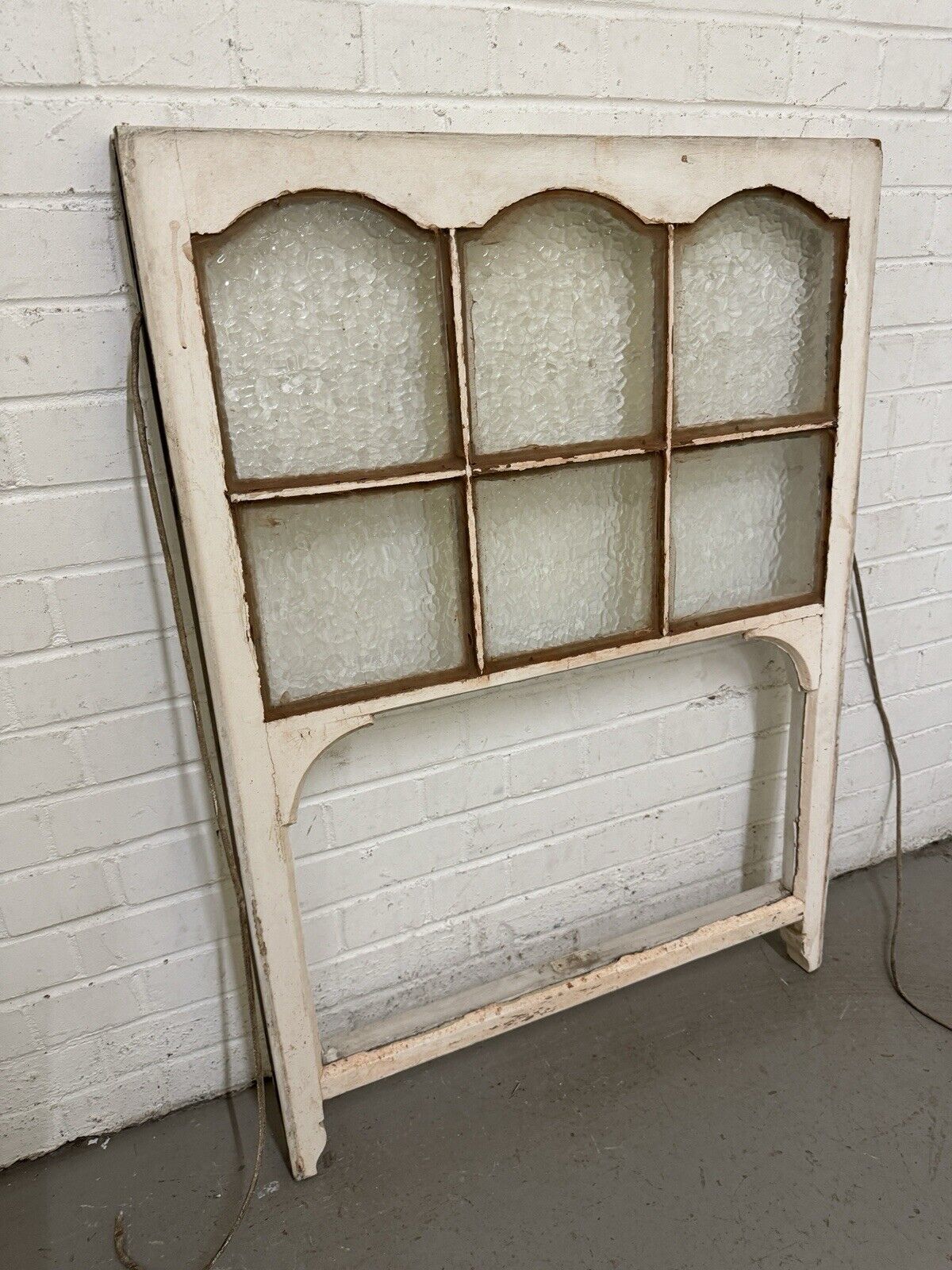 Reclaimed Old Edwardian Arch Sash Wooden Window 1047 x 760mm