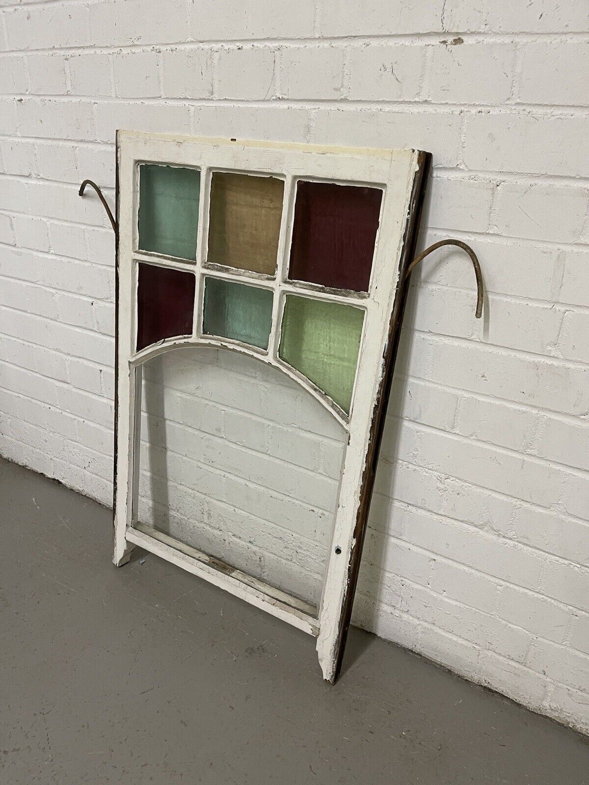 Reclaimed Old Georgian Edwardian Panel Wooden Sash Window 558 x 880mm